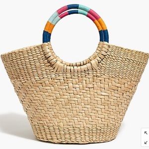 NEW JCREW Woven Basket Purse